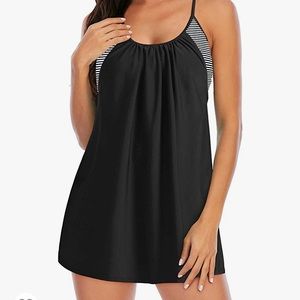 NWT Swimsuit- tankini and bottoms, size 14-16